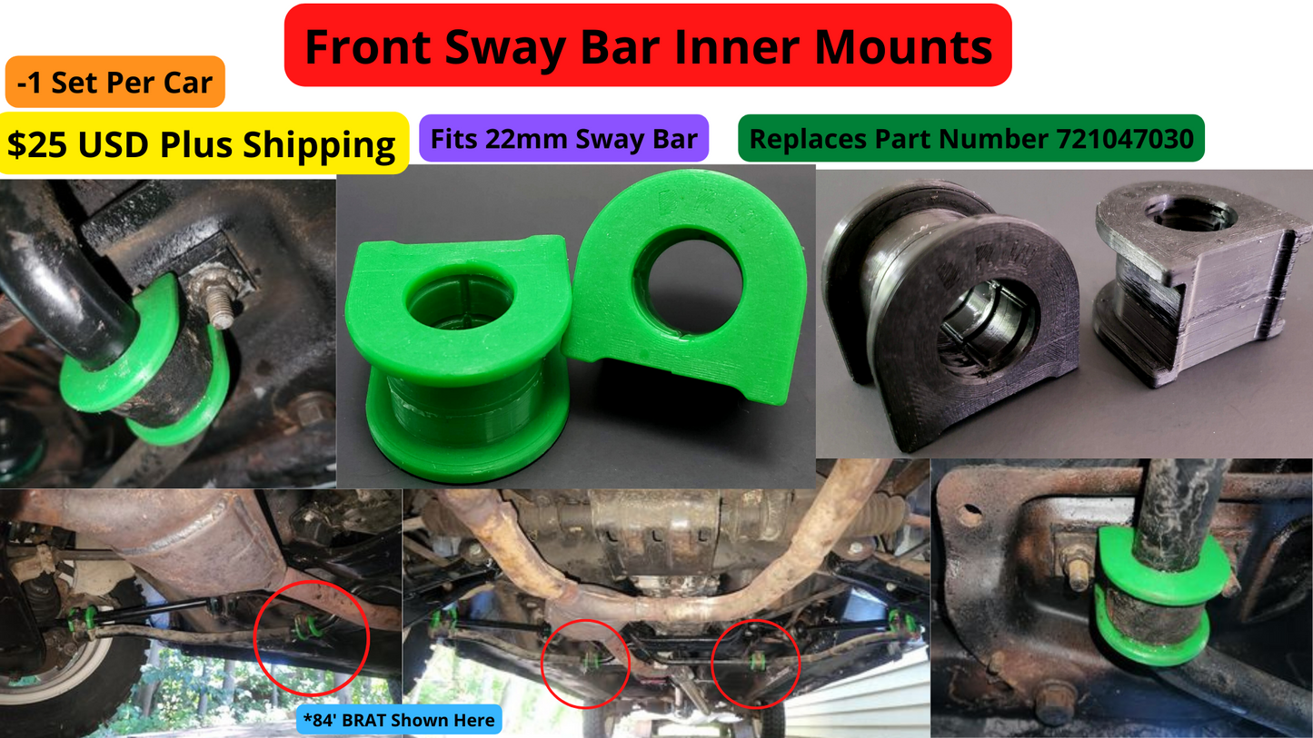 78'-81' BRAT/Brumby Bushing Set