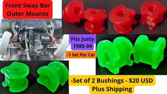 85'-94' Justy Front Sway Bar Outer Mount Bushings