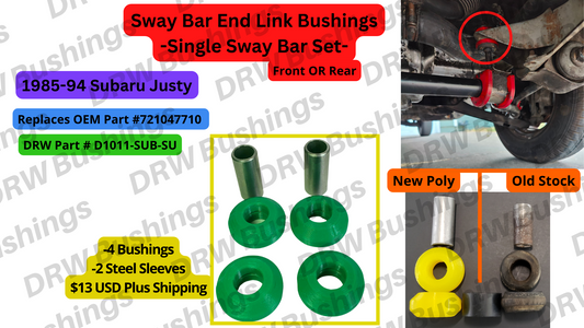 84'-94' Justy Front OR Rear Sway Bar End Link Bushings