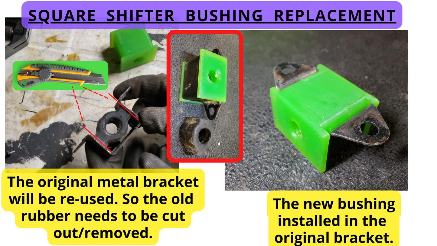 89'-94' Justy Square Shift Linkage Bushing